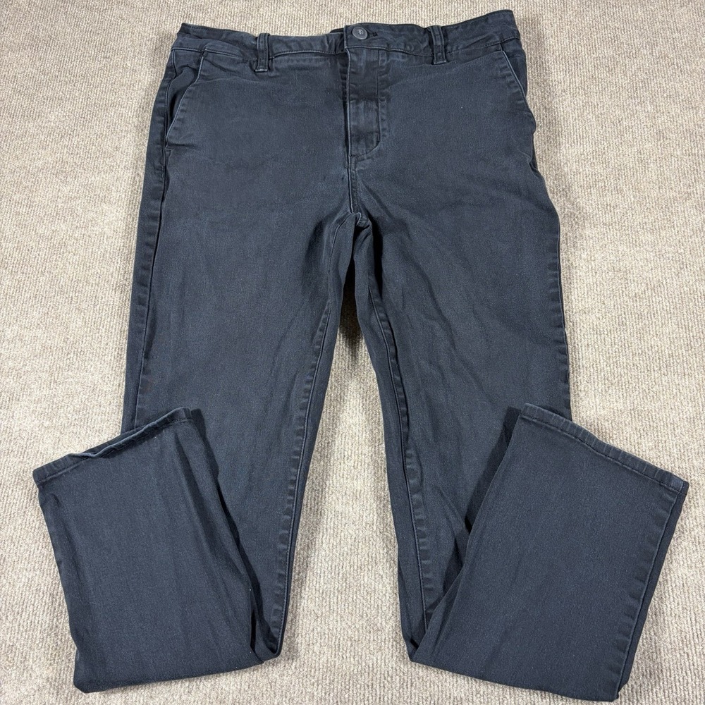 RSQ Slim Black Jeans Mens 33x30 Stretch Denim Pants Casual Skate Streetwear